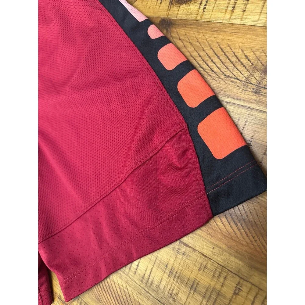 Nike Dri-FIT Elite Basketball Shorts Boys Youth XL Maroon Red Stripe
